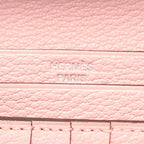 Hermès Bearn Compact · Chèvre · Rose Sakura