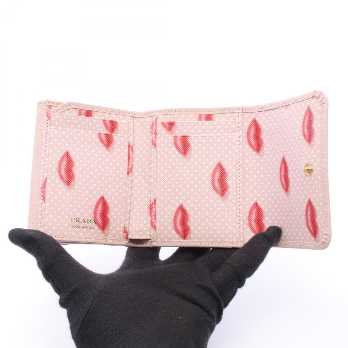 PRADA Saffiano · Tri-Fold Wallet