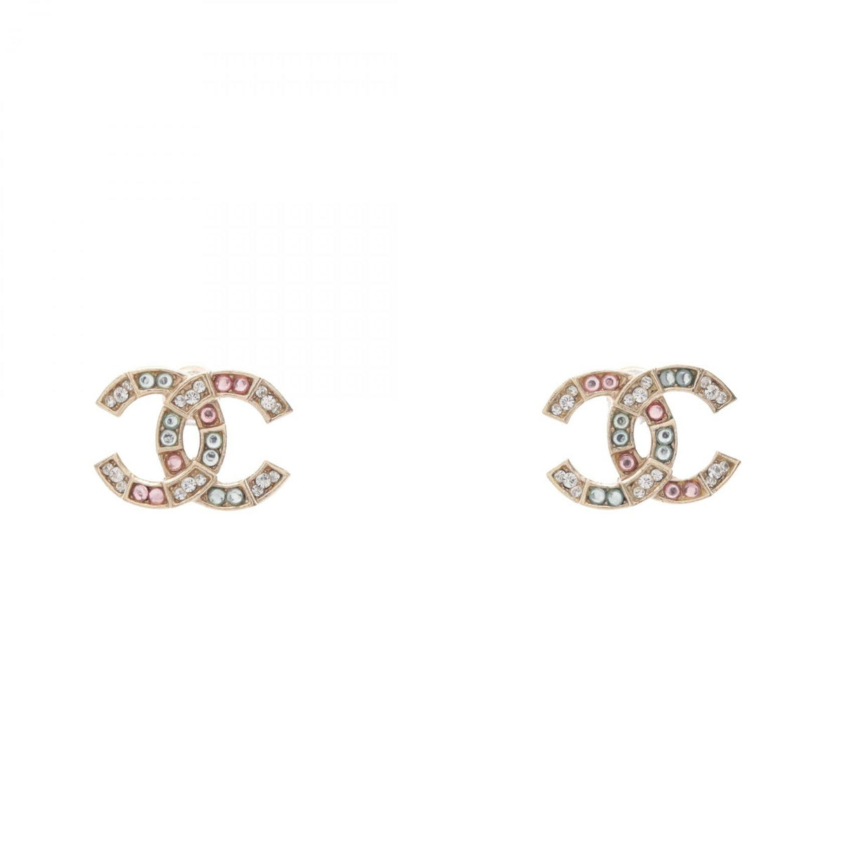 CHANEL COCO Mark · Rhinestone Earrings