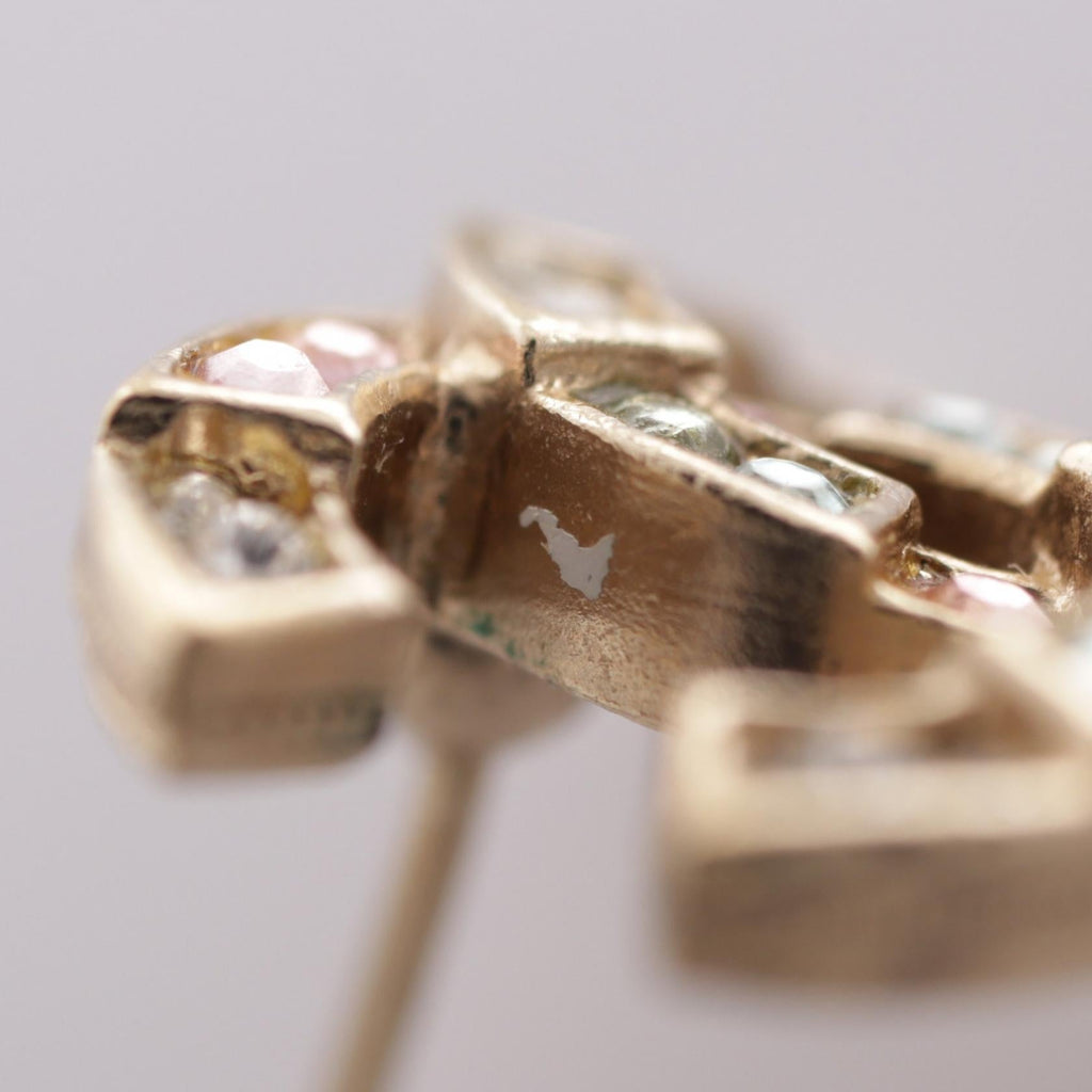 CHANEL COCO Mark · Rhinestone Earrings
