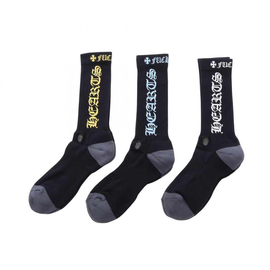Chrome Hearts Logo Embroidered Socks Set