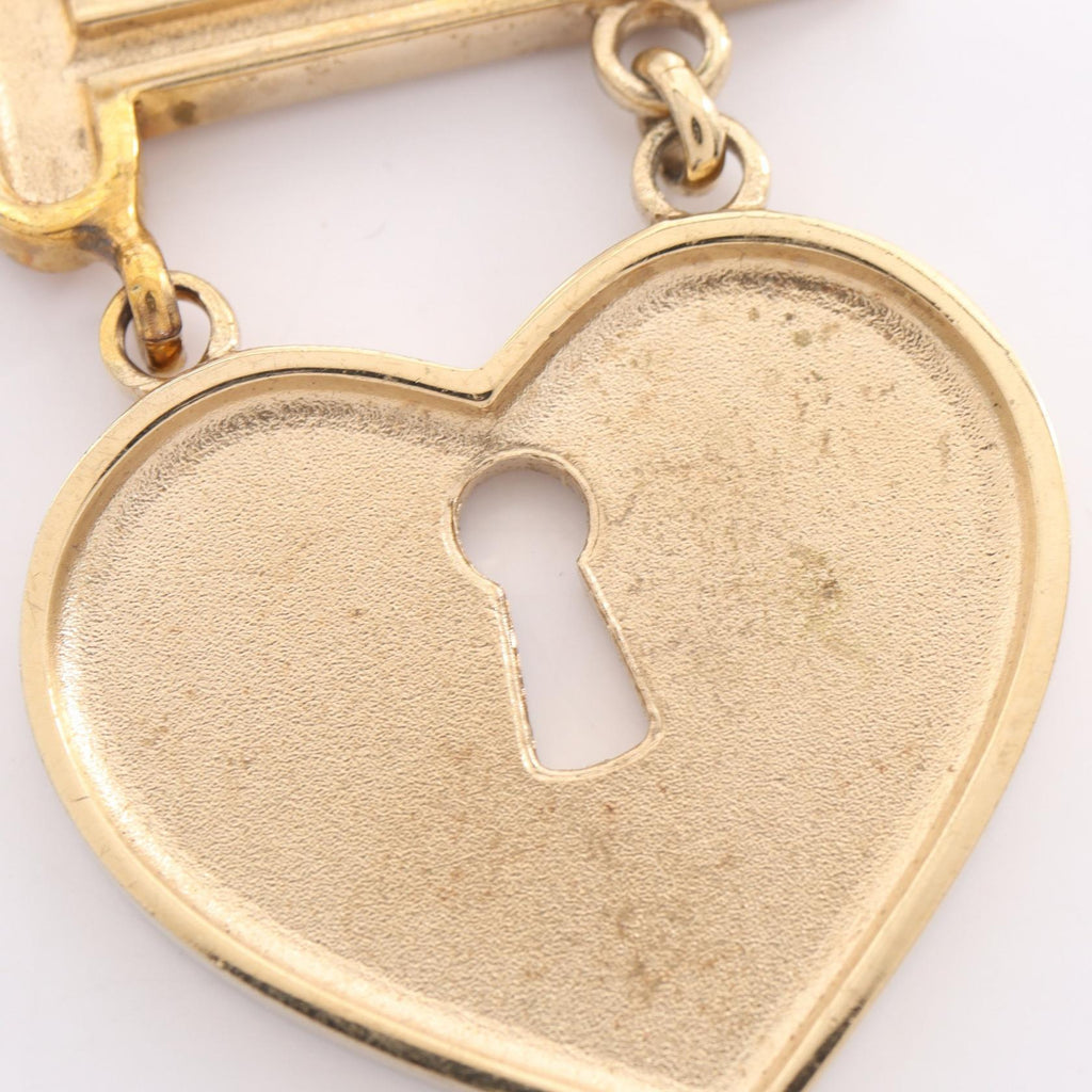 Chanel Heart Rock Brooch · Rhinestone