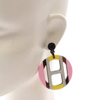 Hermès H Equip · Buffalo Horn Earrings
