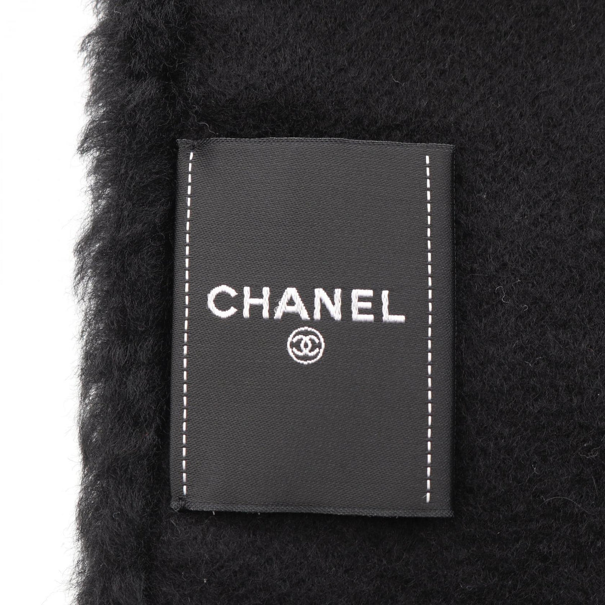 CHANEL Shearling Scarf · COCO Mark