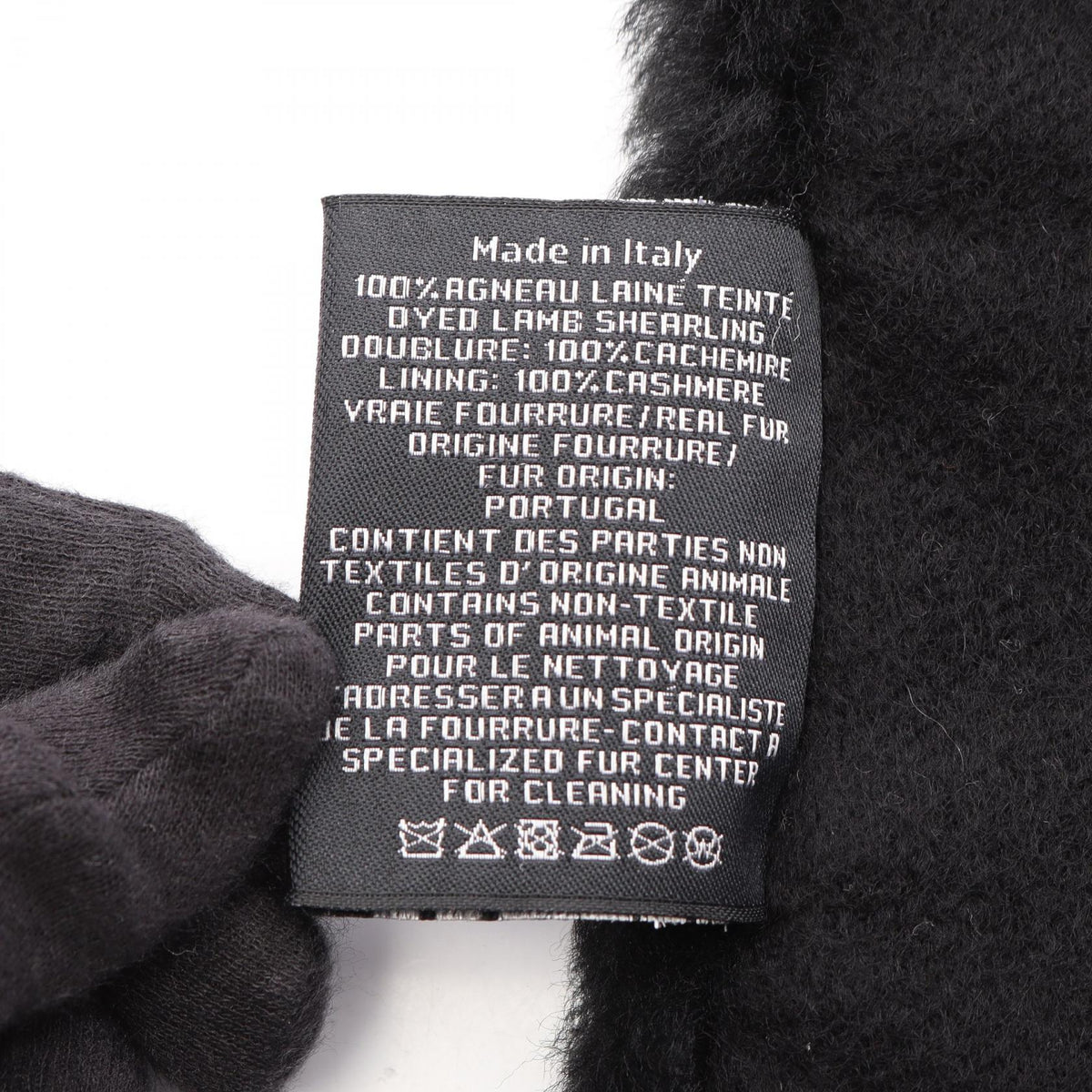 CHANEL Shearling Scarf · COCO Mark
