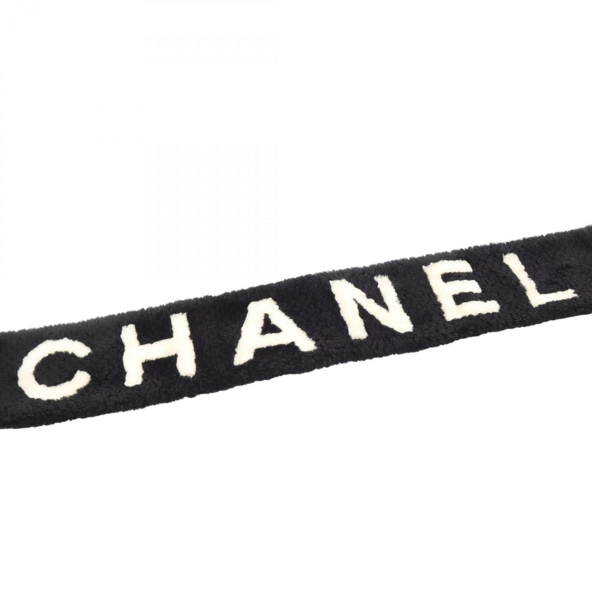 CHANEL Shearling Scarf · COCO Mark