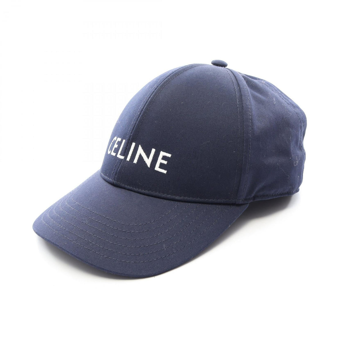 Celine Logo Embroidery Baseball Cap · Cotton