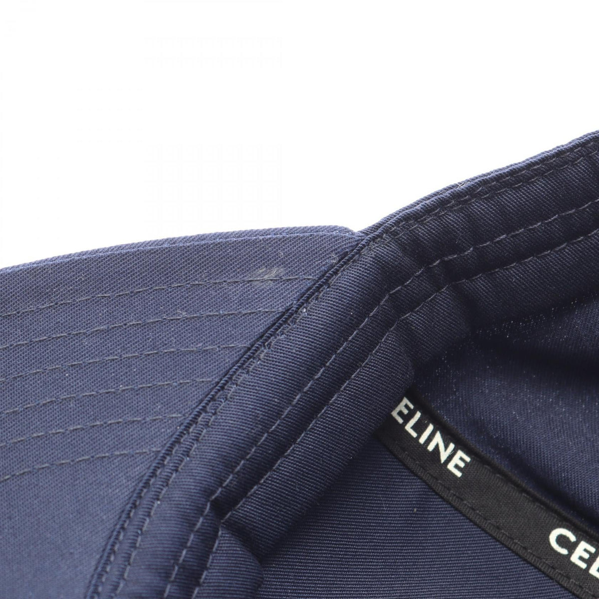 Celine Logo Embroidery Baseball Cap · Cotton