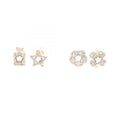 Chanel COCO Mark · Rhinestone Earrings