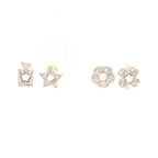 Chanel COCO Mark · Rhinestone Earrings