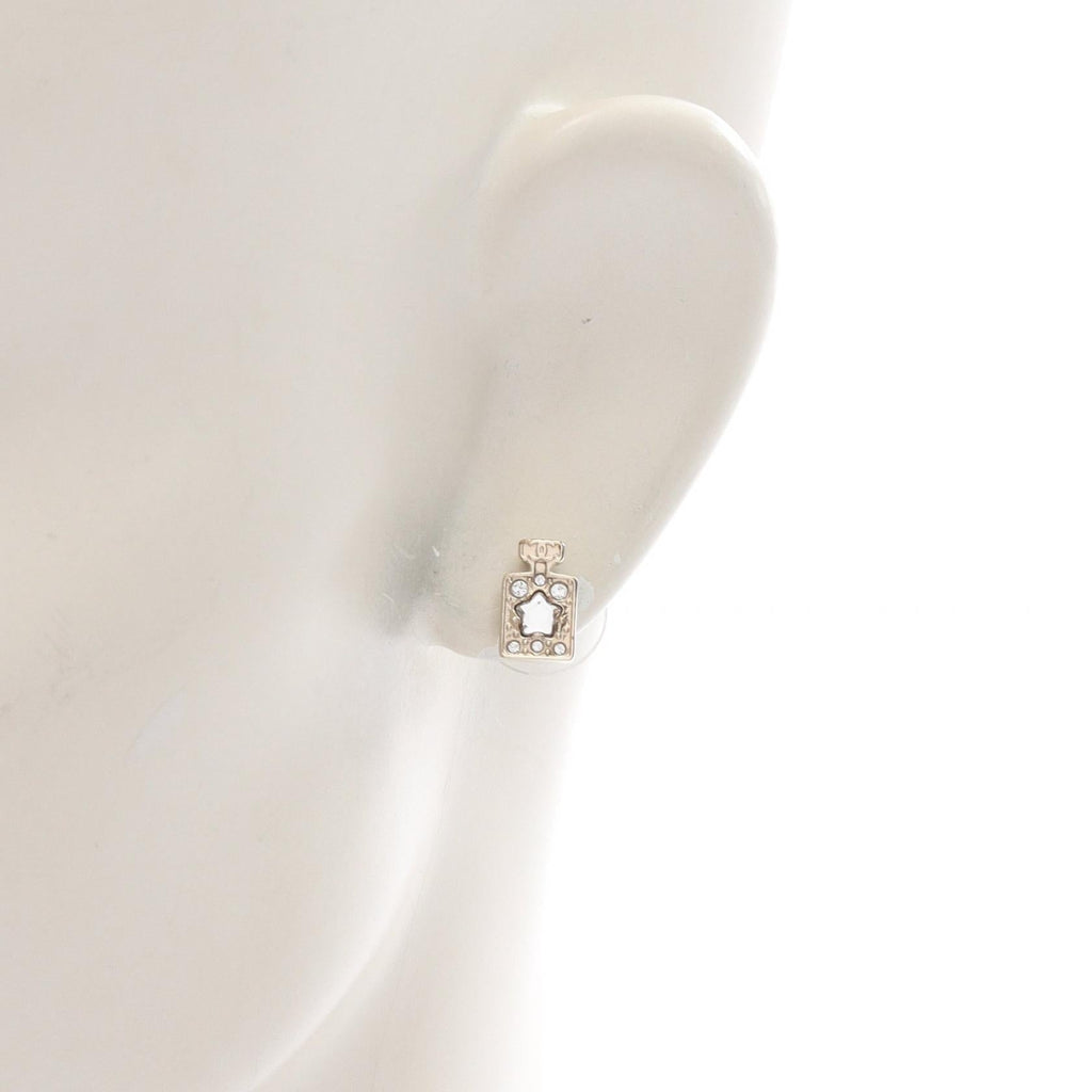 Chanel COCO Mark · Rhinestone Earrings