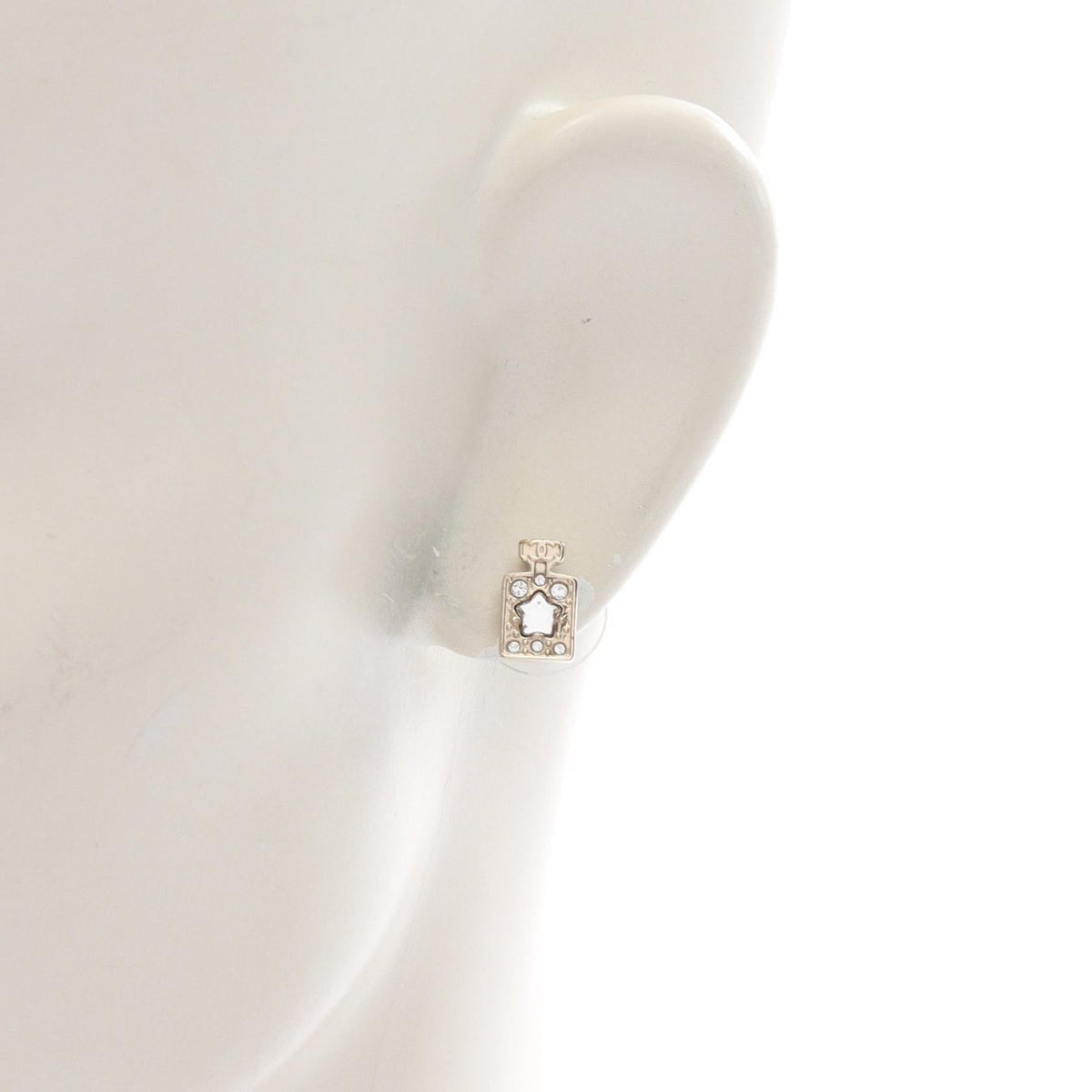 Chanel COCO Mark · Rhinestone Earrings
