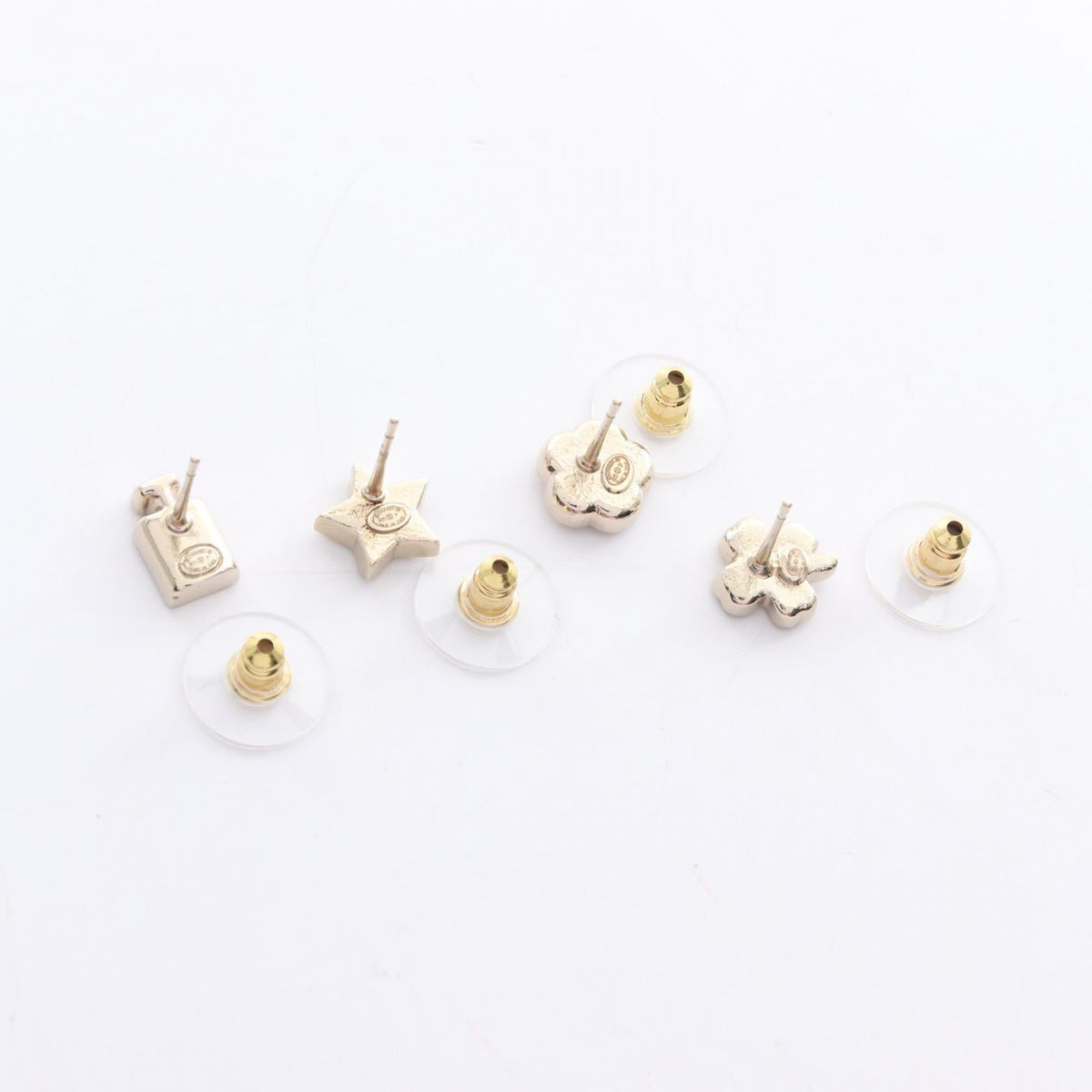 Chanel COCO Mark · Rhinestone Earrings