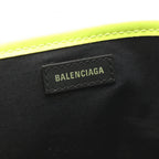Balenciaga Navy Cabas S · Canvas Leather