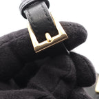 PRADA Triangular Plate Shoulder Bag · Leather