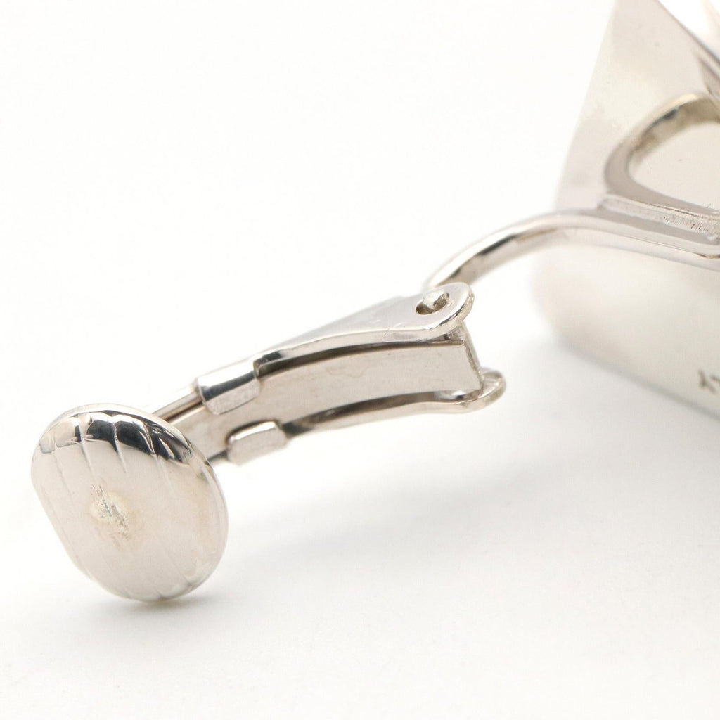 Prada Triangle Logo · Sterling Silver Earring