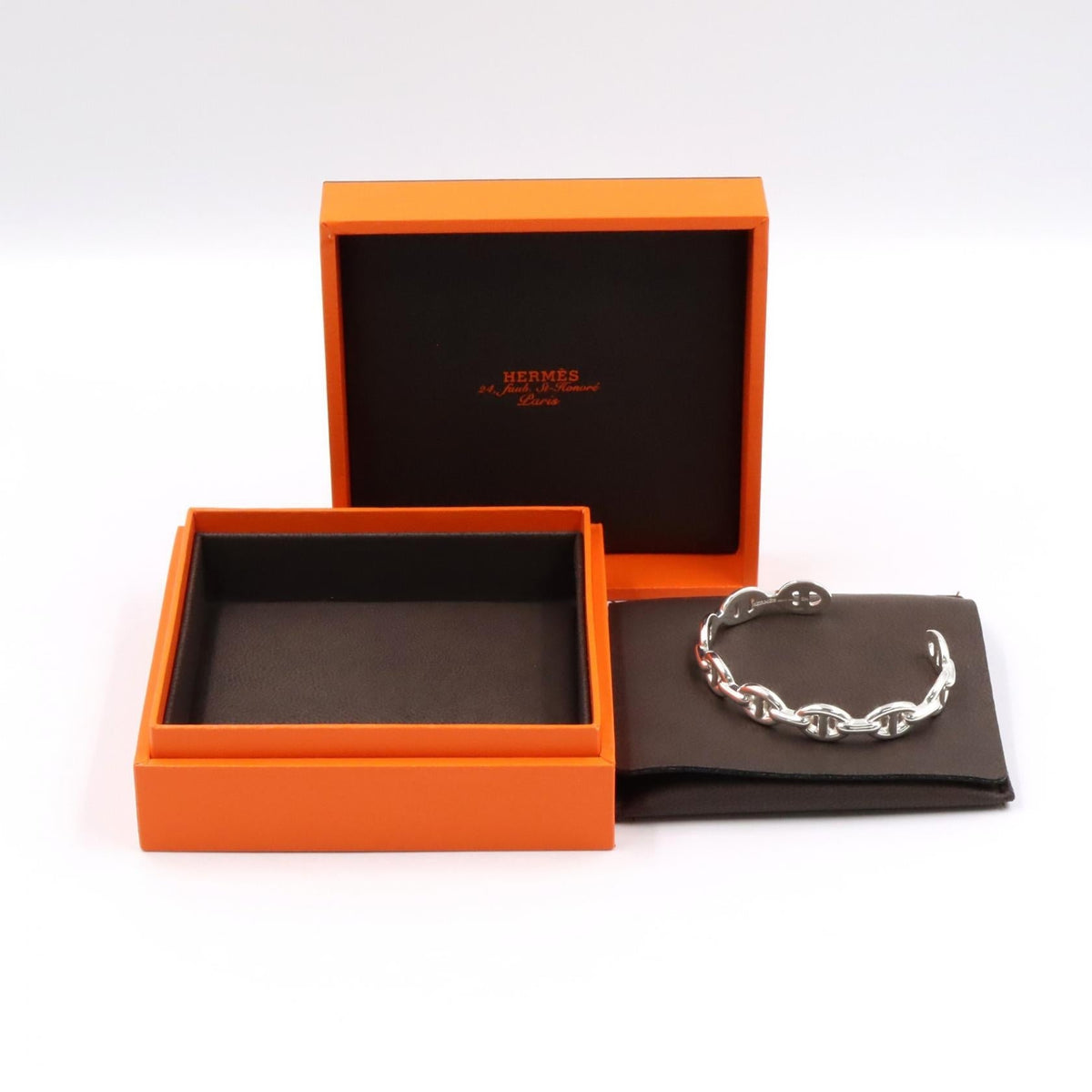 Hermès Chaîne d'Ancre Enchaînée · Silver925