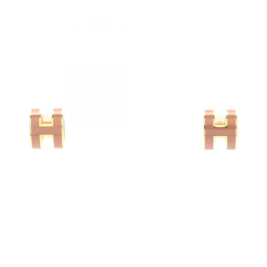 Hermès Mini Pop H · Gold Plated Earrings