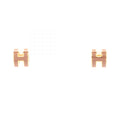 Hermès Mini Pop H · Gold Plated Earrings