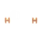 Hermès Mini Pop H · Gold Plated Earrings