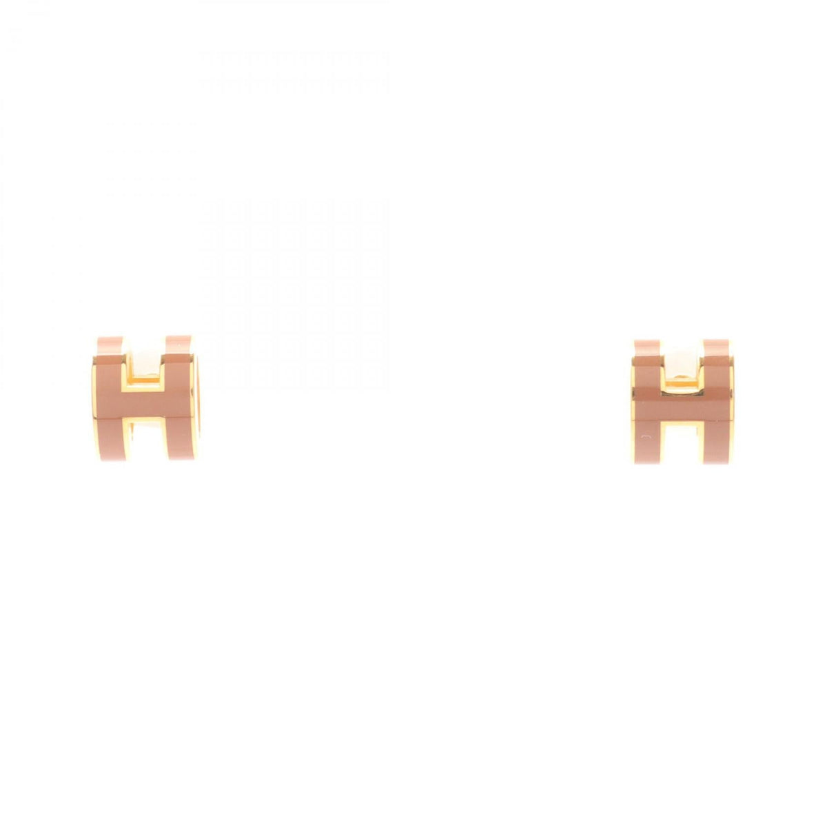 Hermès Mini Pop H · Gold Plated Earrings