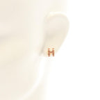 Hermès Mini Pop H · Gold Plated Earrings