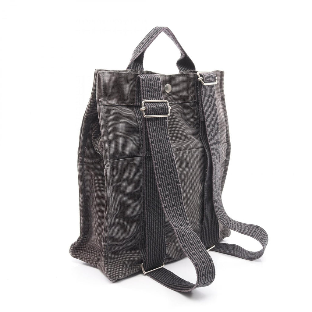 Hermès Herline à Dos MM · Nylon Canvas