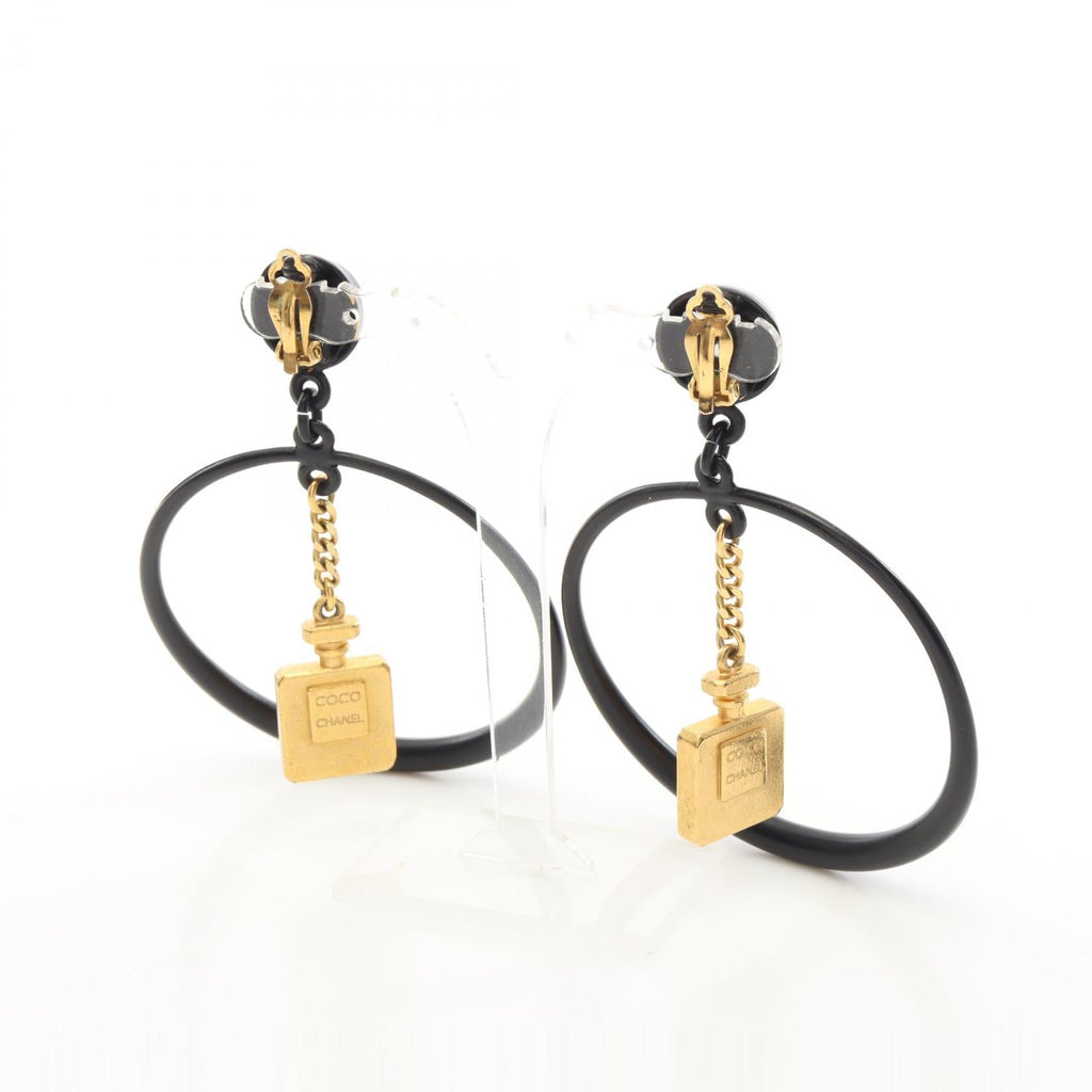 Chanel Perfume Bottle · Hoop Earrings