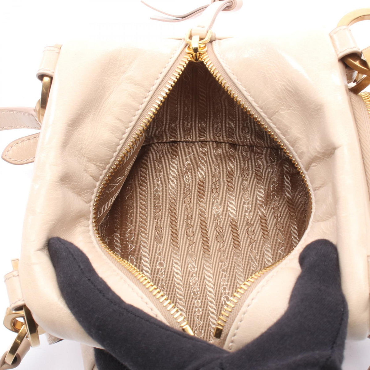 PRADA Dangle Mini · Leather
