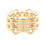 Chanel Chain Motif Ring · Gold Plated