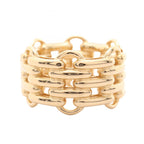 Chanel Chain Motif Ring · Gold Plated
