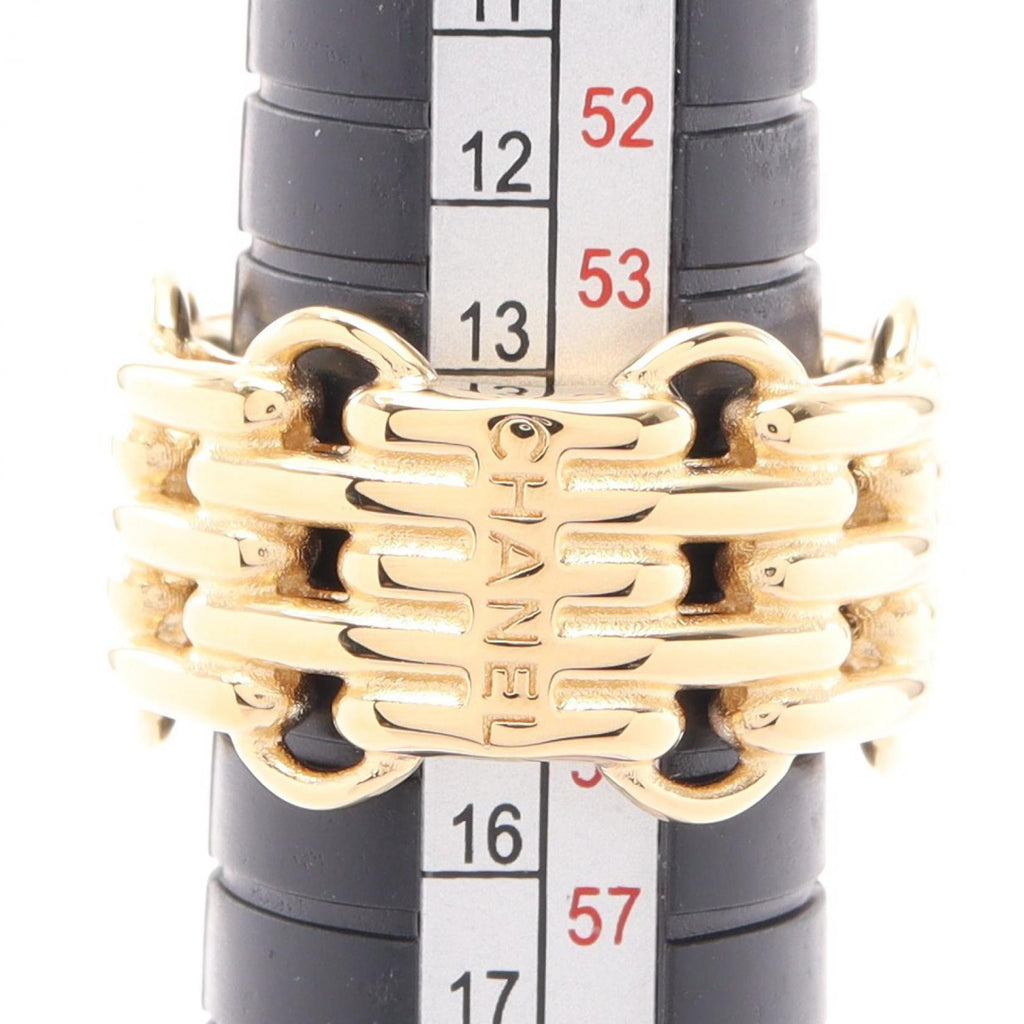 Chanel Chain Motif Ring · Gold Plated