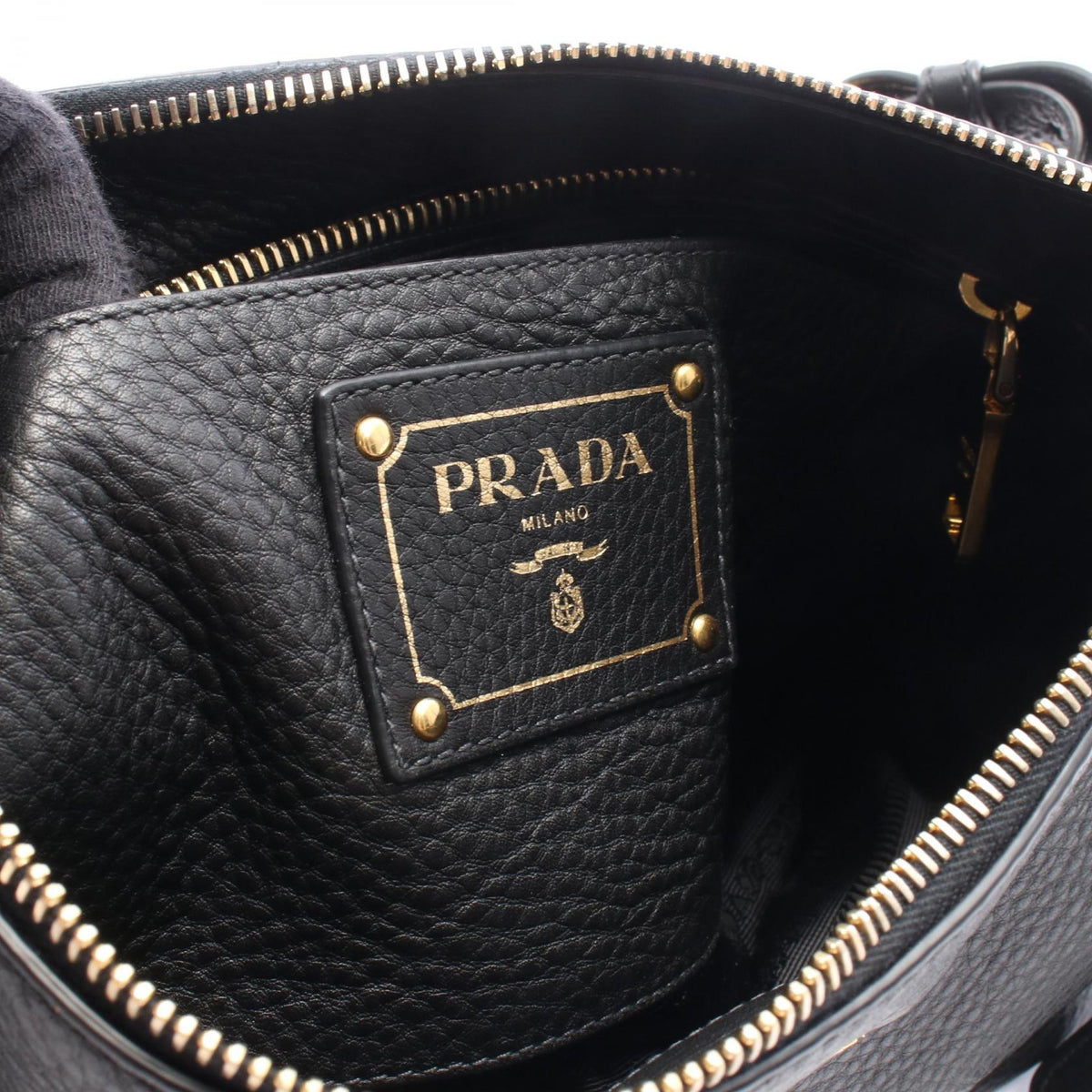 Prada Vitello Daino · Leather Shoulder Bag