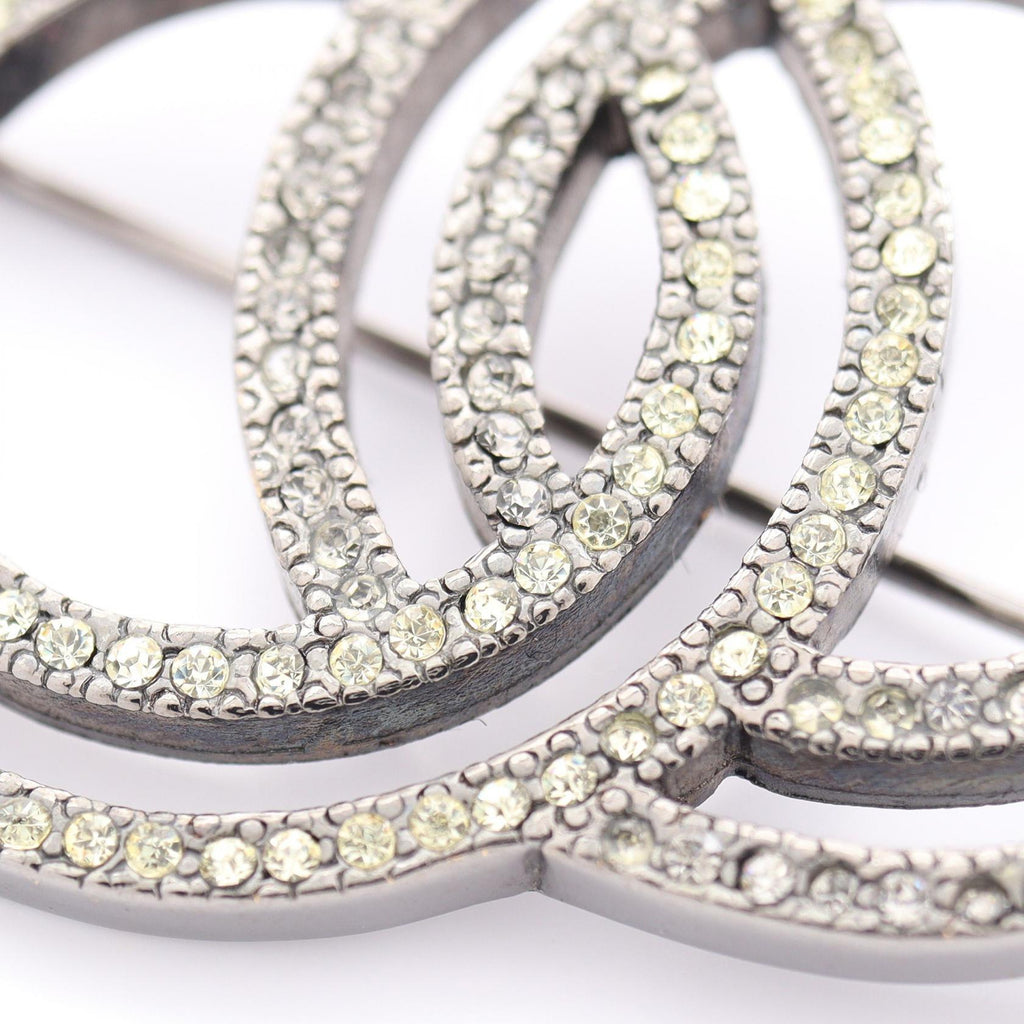 Chanel CC Logo · Crystal Brooch