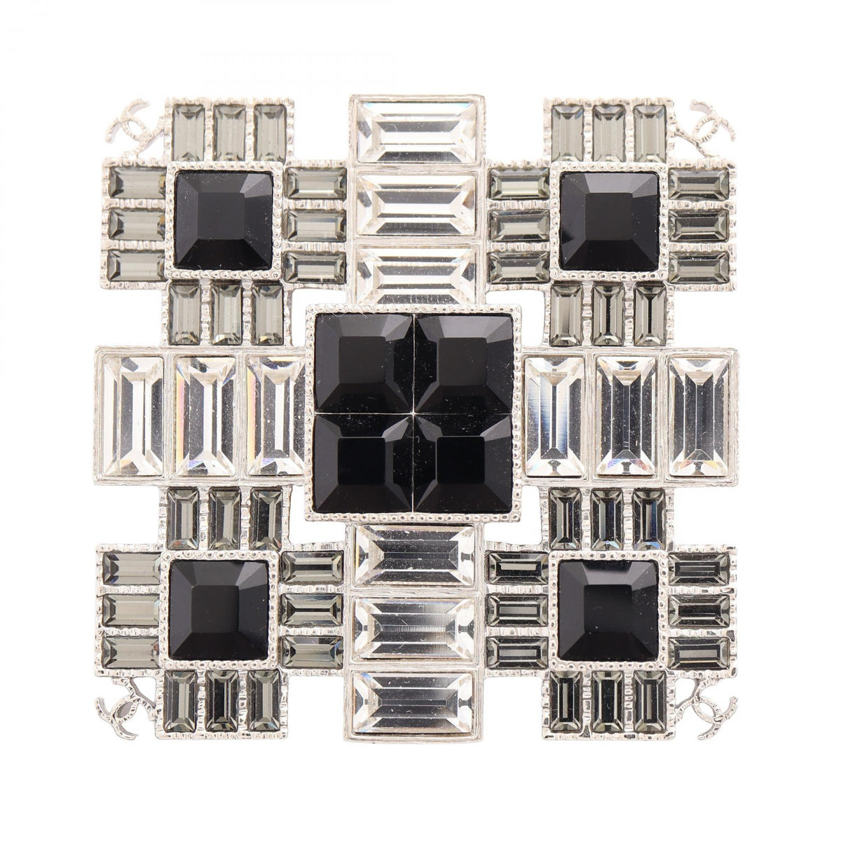 Chanel · Crystal Square Brooch