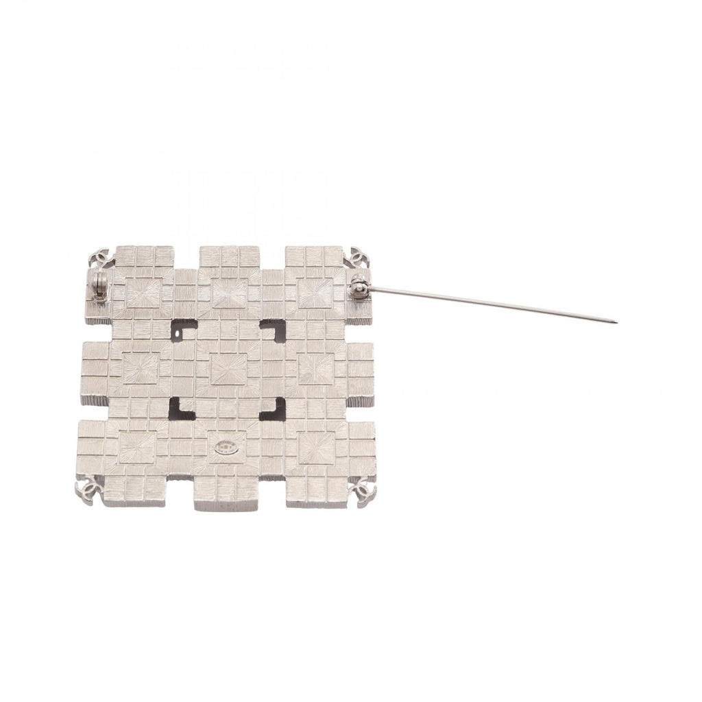 Chanel · Crystal Square Brooch