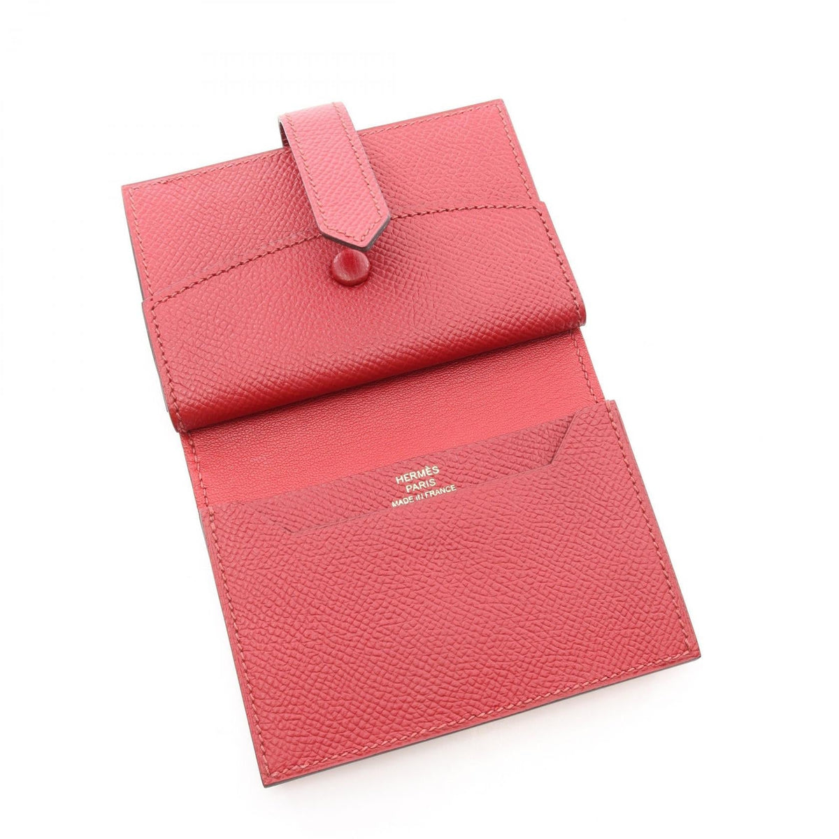 Hermès Bearn Mini · Epsom · Rouge Grenat