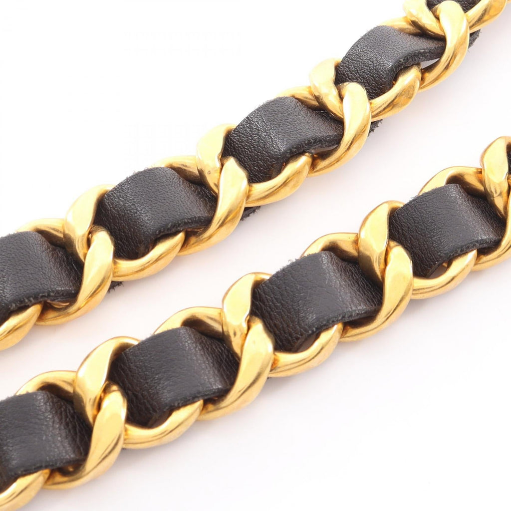 Chanel Coco Logo Chain Belt · Leather