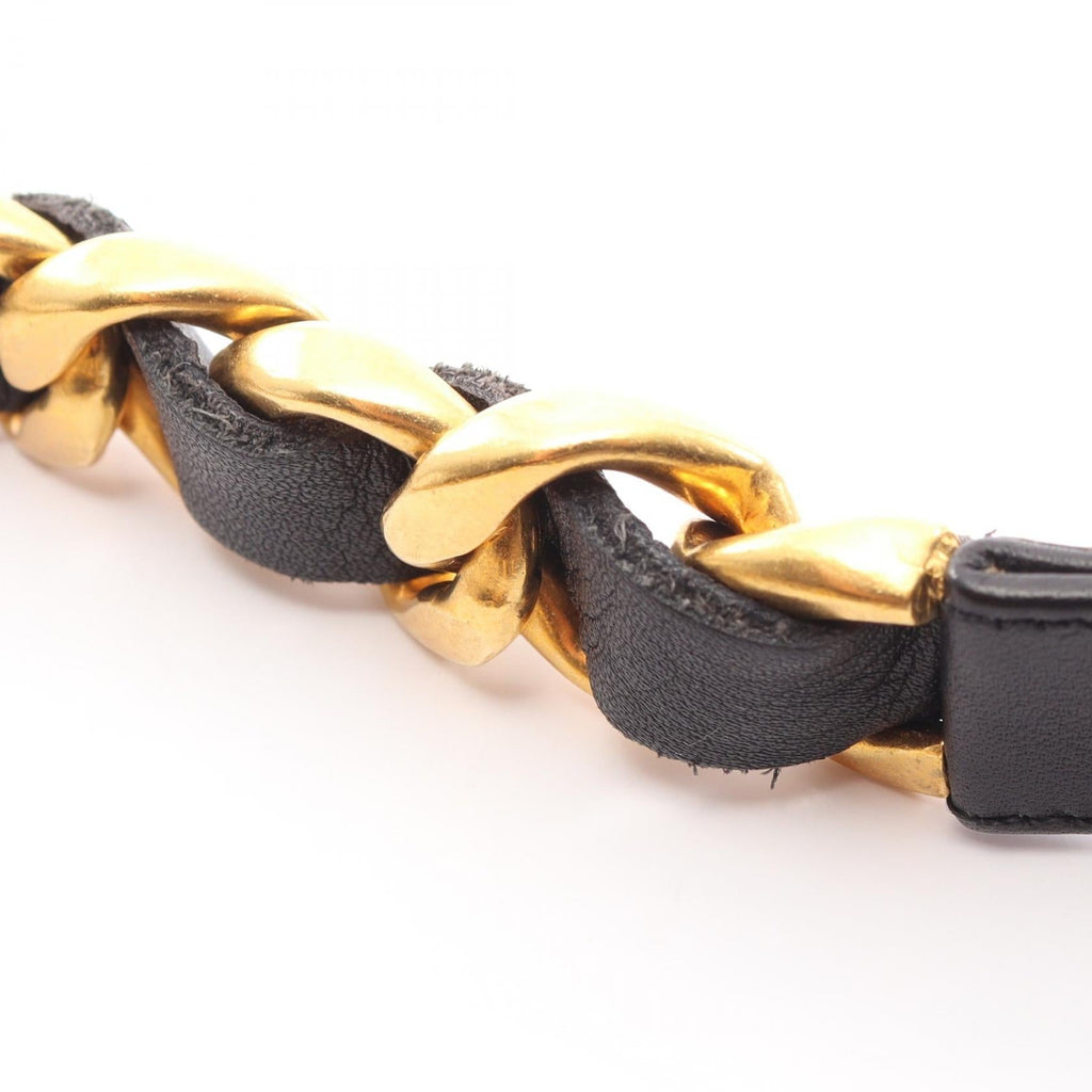 Chanel Coco Logo Chain Belt · Leather