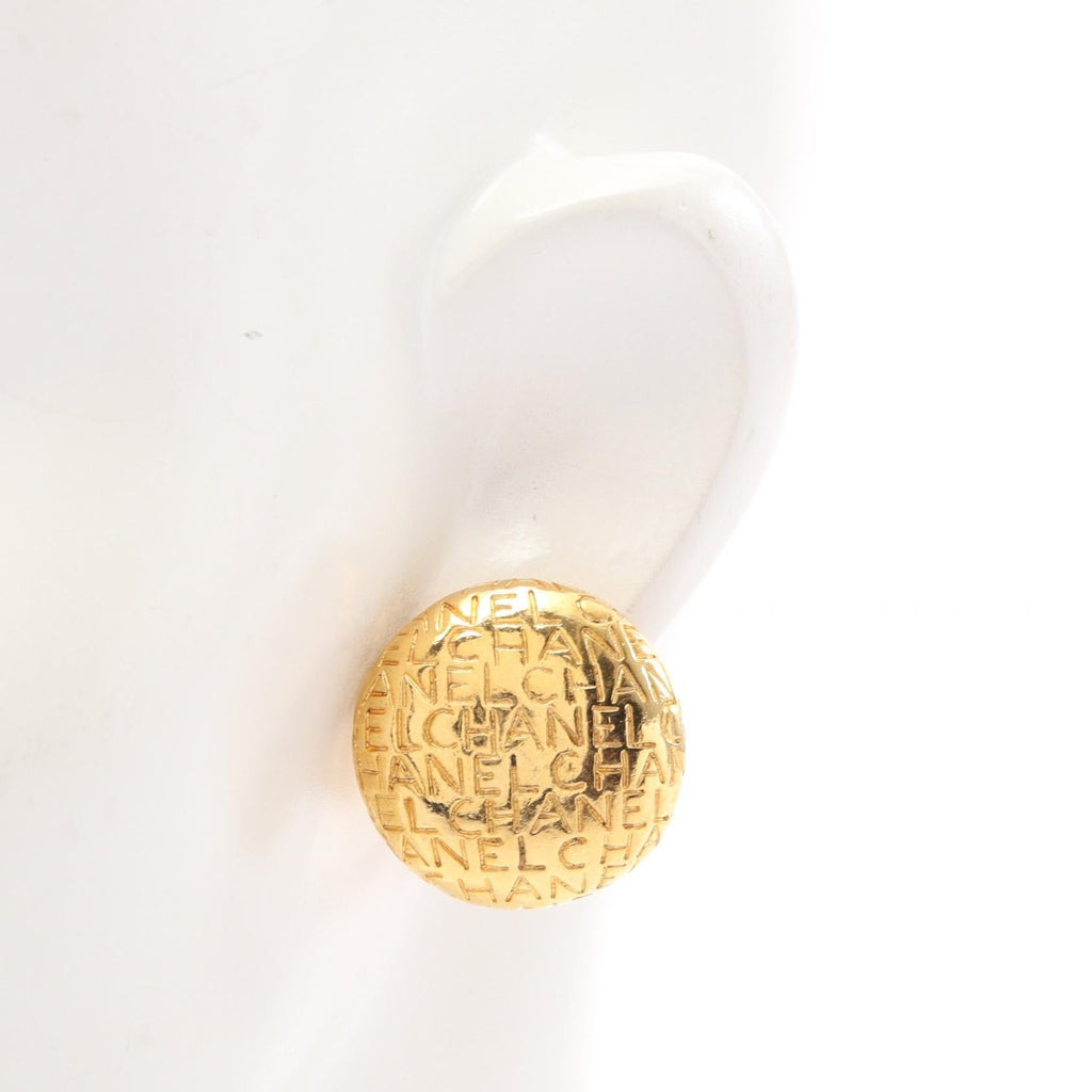 Chanel Logo Brooch · Gold Plated
