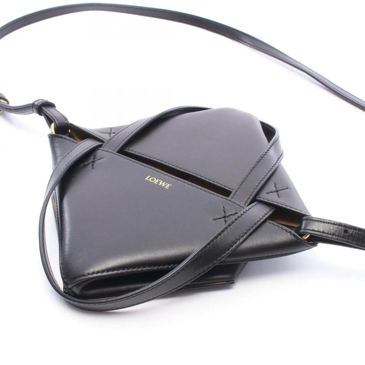 Loewe Puzzle Fold Mini · Leather