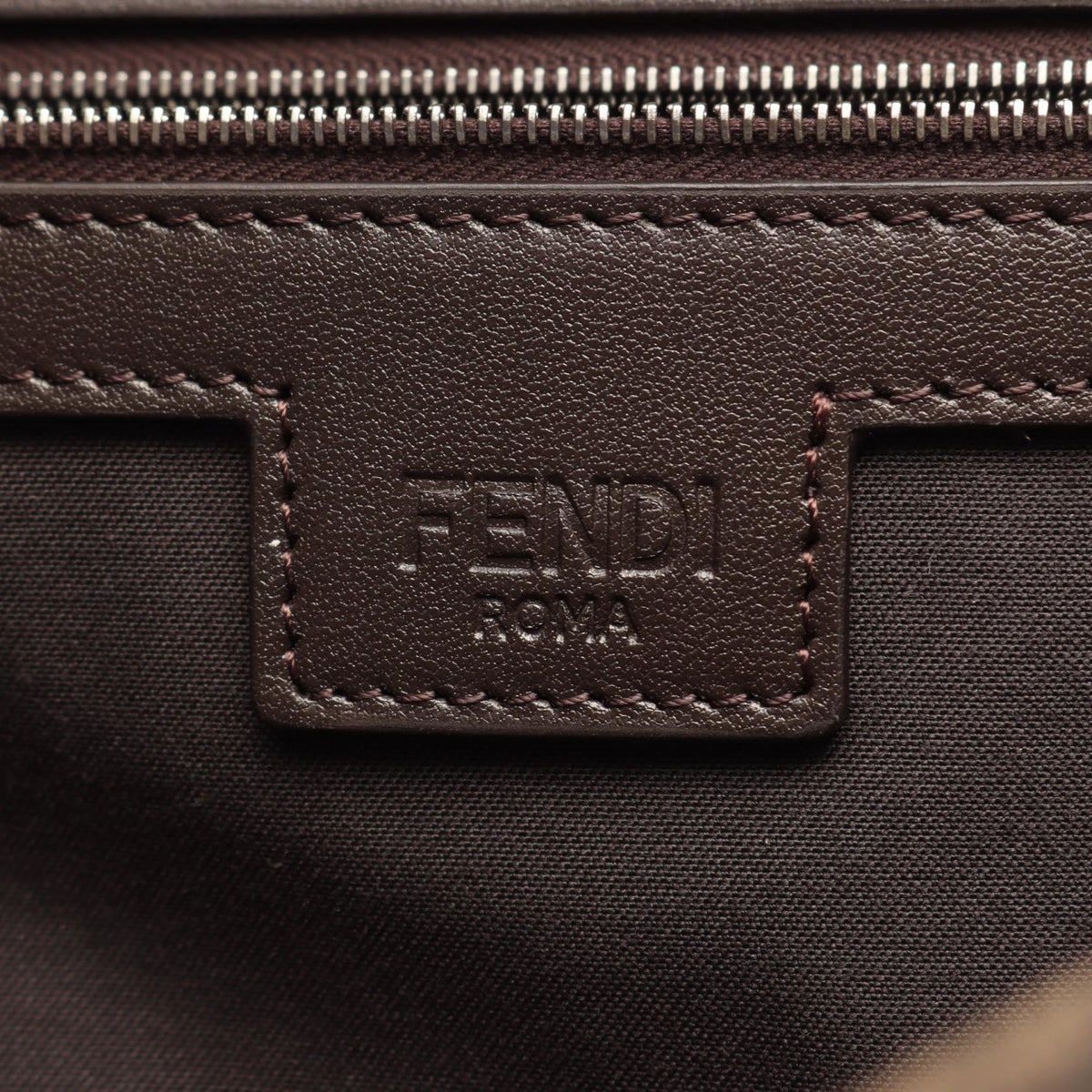 Fendi Zucca · Canvas Leather