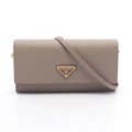 PRADA Saffiano · Triangle Logo Shoulder Bag