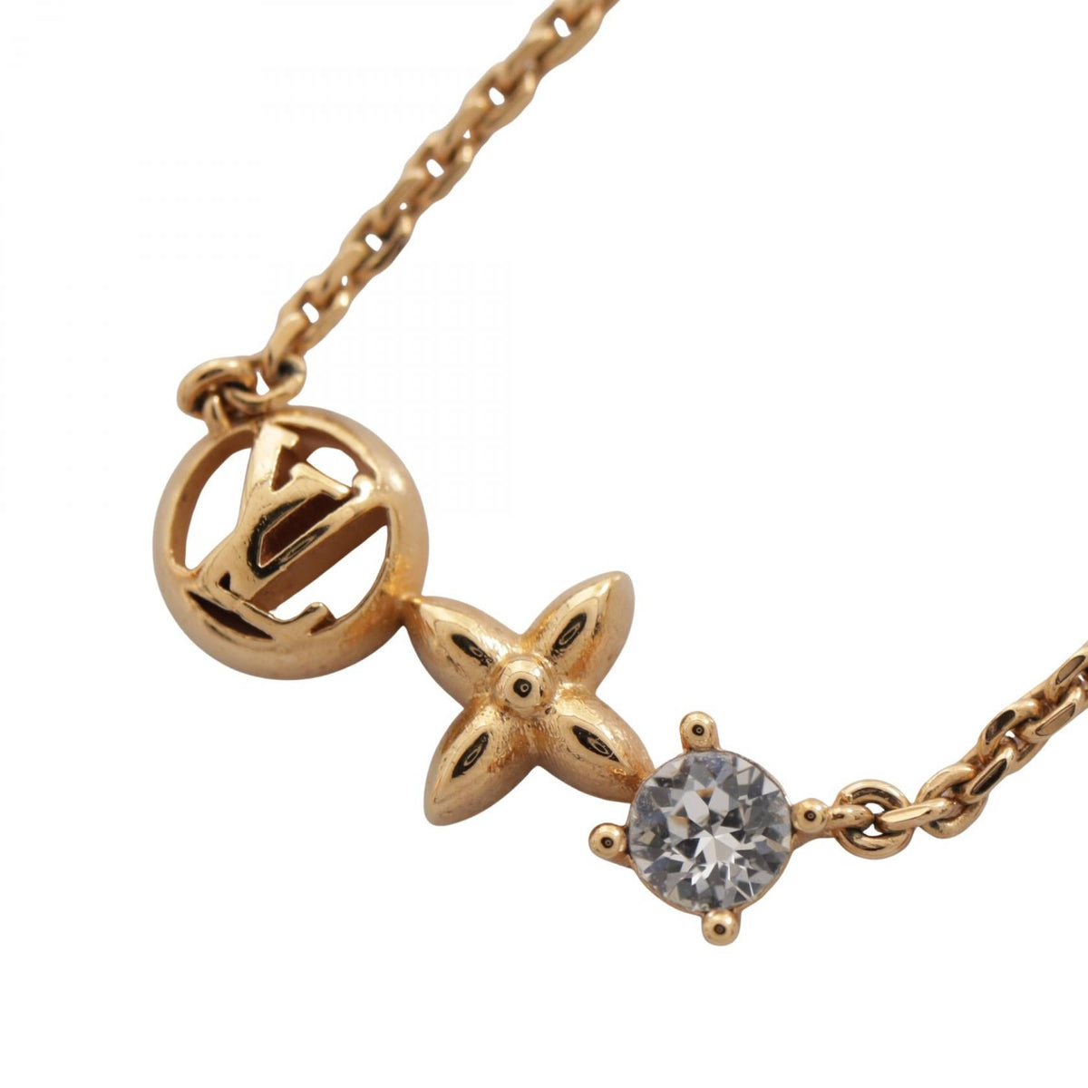Louis Vuitton Petit Louis · Rhinestone Necklace