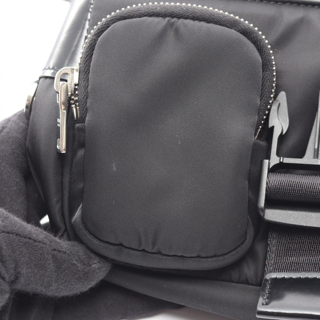 PRADA · Nylon Leather Shoulder Bag