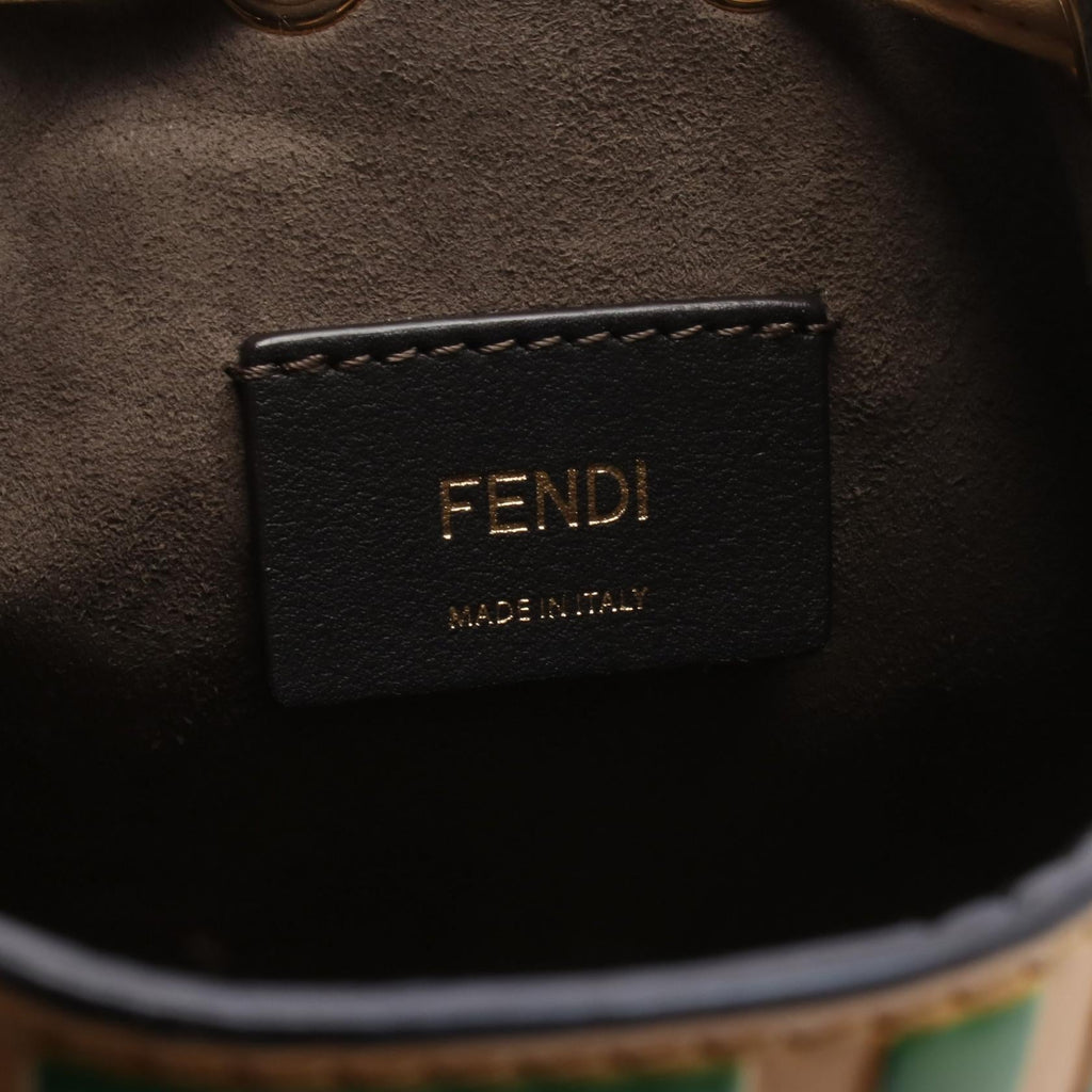 FENDI Mon Trésor · Mini Bucket Bag · Leather