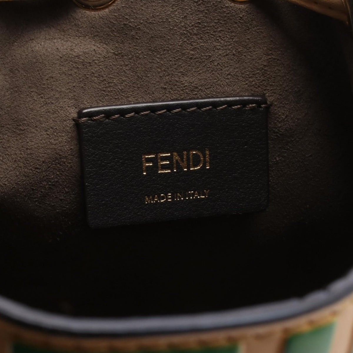 FENDI Mon Trésor · Mini Bucket Bag · Leather