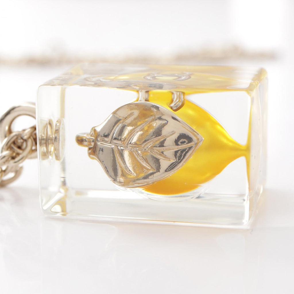 Chanel Coco Mark Lemon · Gold Plated