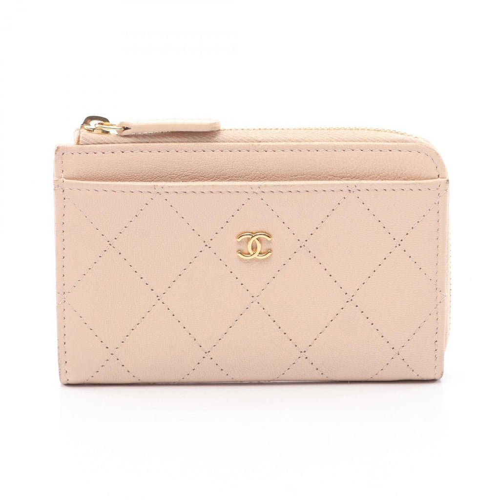Chanel CC Zip Card Case · Leather