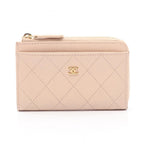 Chanel CC Zip Card Case · Leather